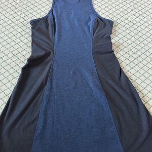 Outdoor Voices Heathered Blue Top medium athletic dress